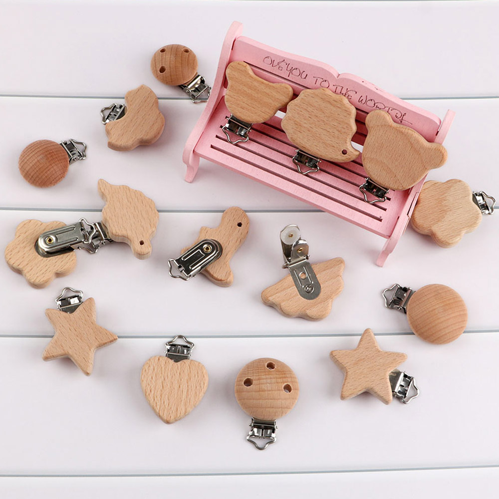 4PCS/Lot Natural Beech Wood Cl - Home Decor Flowers recension och pris