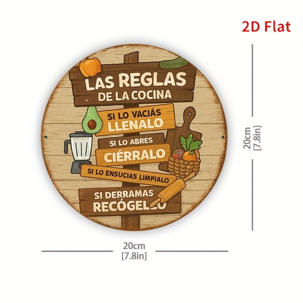 Rustic Farmhouse Dual Language - Home Decor Kitchen recension och pris