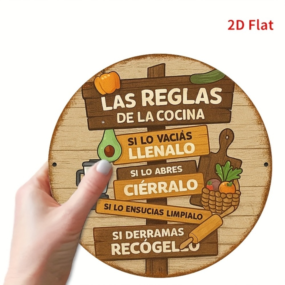 Rustic Farmhouse Dual Language - Home Decor Kitchen recension och pris