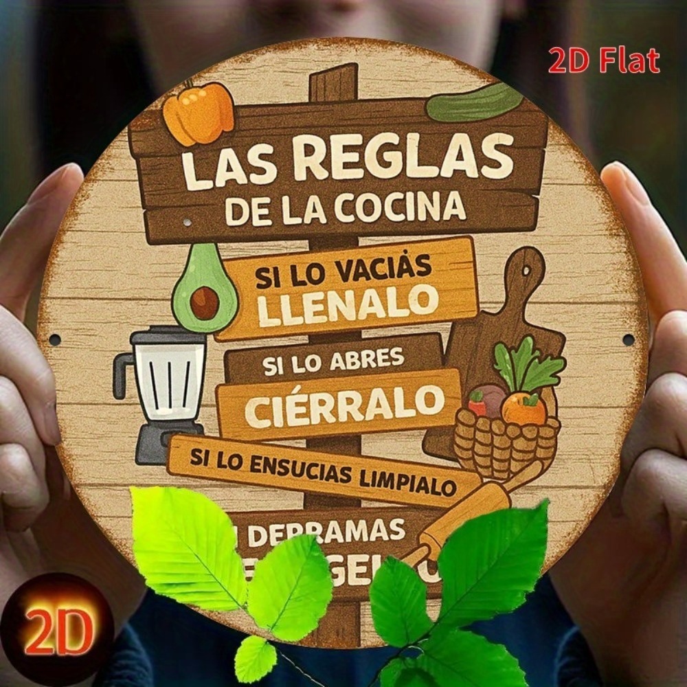 Rustic Farmhouse Dual Language - Home Decor Kitchen recension och pris