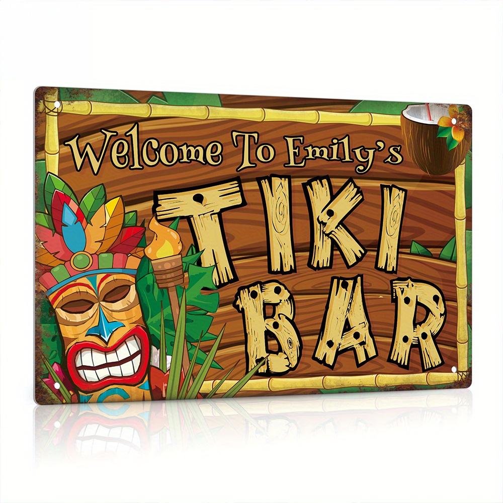 Custom  Decor Tiki Bar Sign, P - Home Decor Kitchen recension och pris