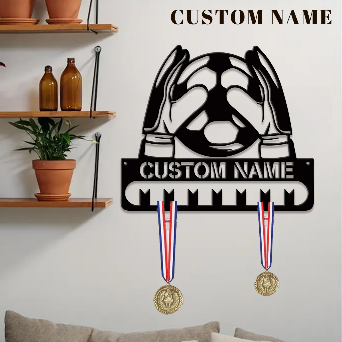 Custom Football Player Metal M - Home Decor For Wedding recension och pris
