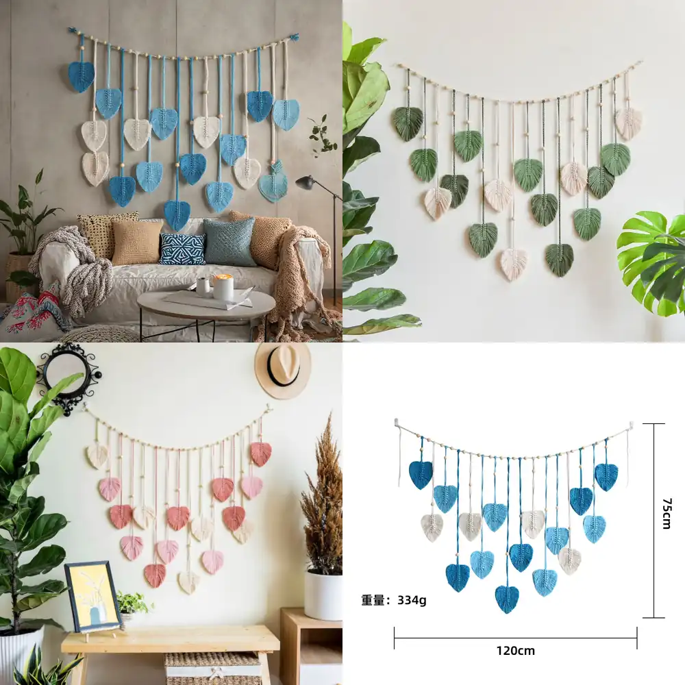 Large Macrame Handmade Fiber L - Home Decor Living recension och pris