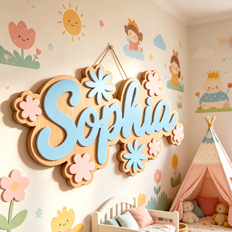 Personalized Floral Themed Nam - Home Decor For Wedding recension och pris