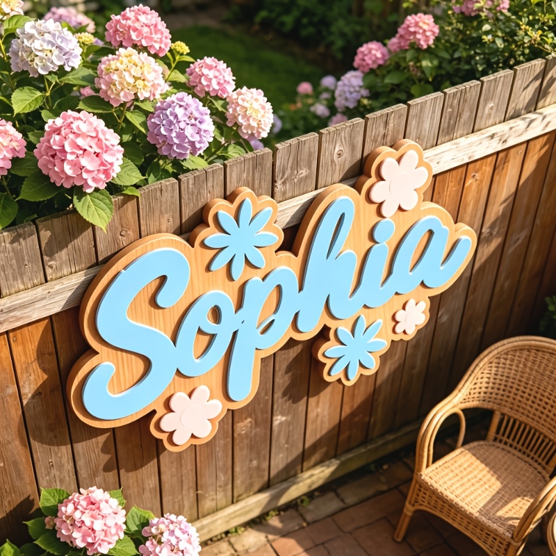 Personalized Floral Themed Nam - Home Decor For Wedding recension och pris