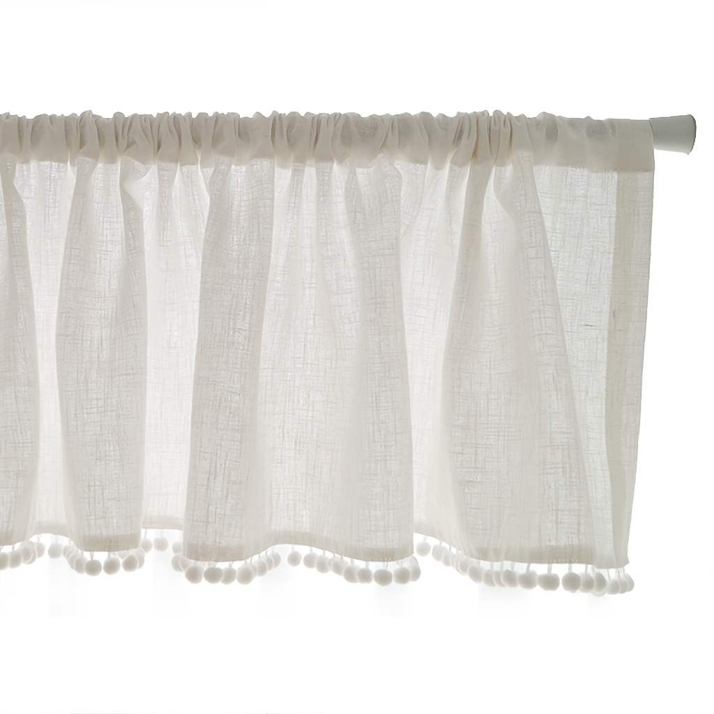 1Pc Cross Gauze Ball Short Cur - Home Decor Curtains recension och pris