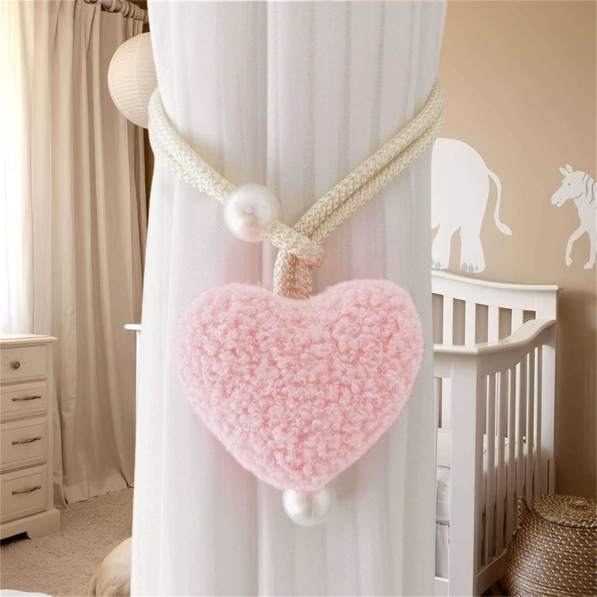 Heart Shaped Curtain Tiebacks  - Home Decor Curtains recension och pris