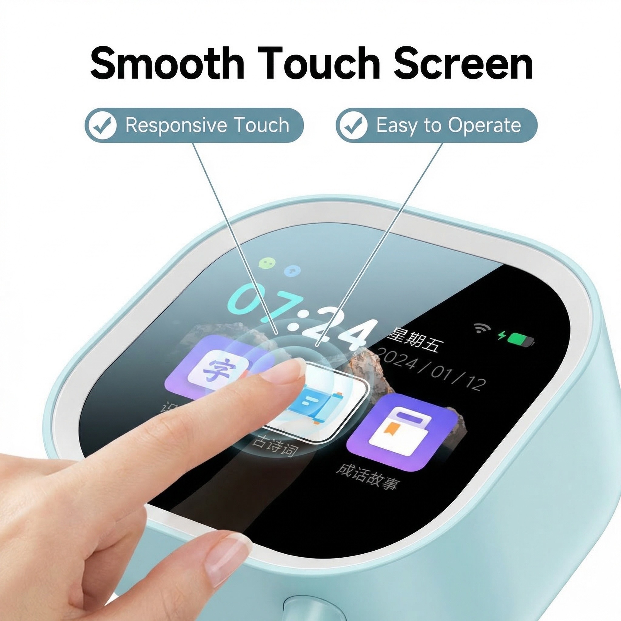 AI Voice Smart Alarm Clock WiF - Home Decor Ai Free recension och pris