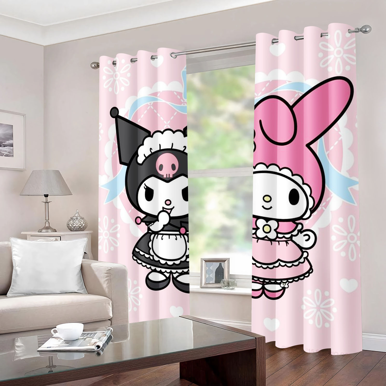 Kuromi Home Decor Printed Curt - Home Decor Curtains recension och pris