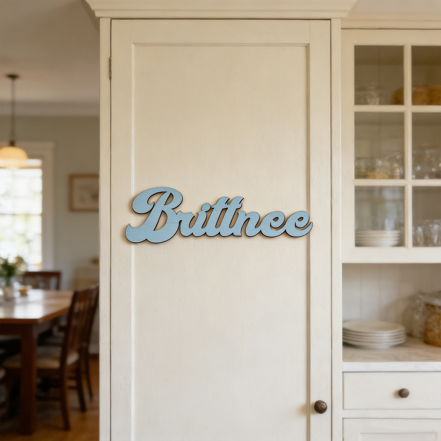 1pc Customized wooden name log - Home Decor For Wedding recension och pris