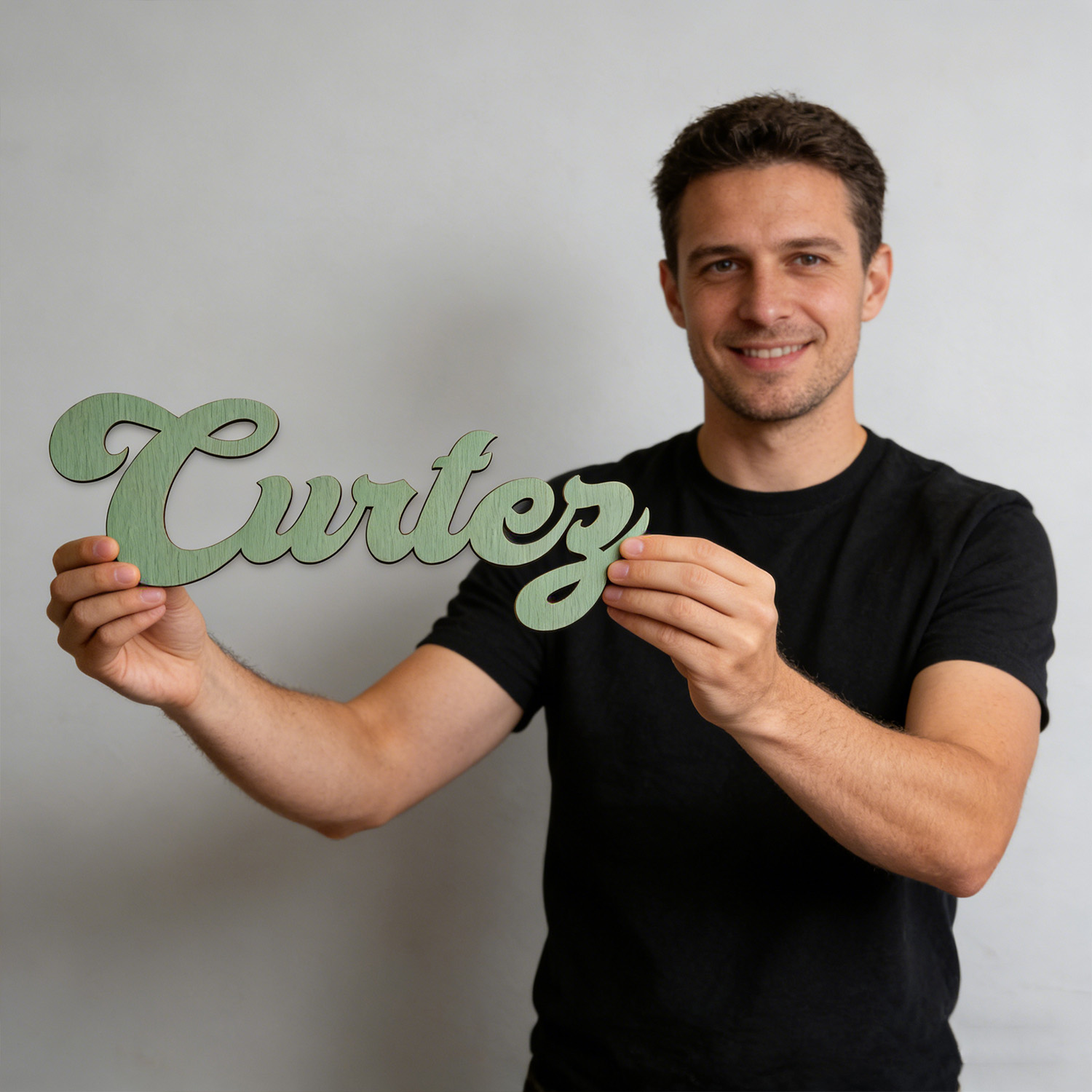 1pc Customized wooden name log - Home Decor For Wedding recension och pris