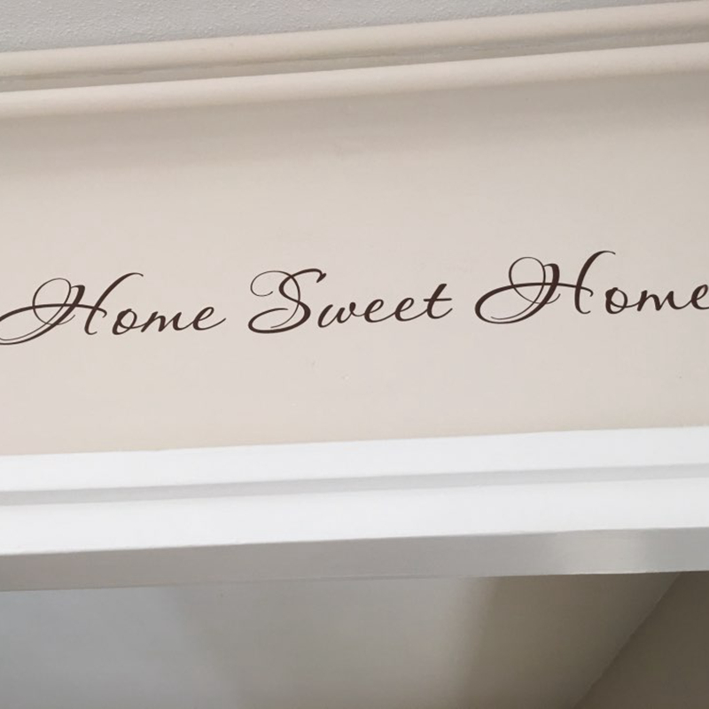 Sweet Home Quote Wall Stickers - Home Decor Y2K recension och pris