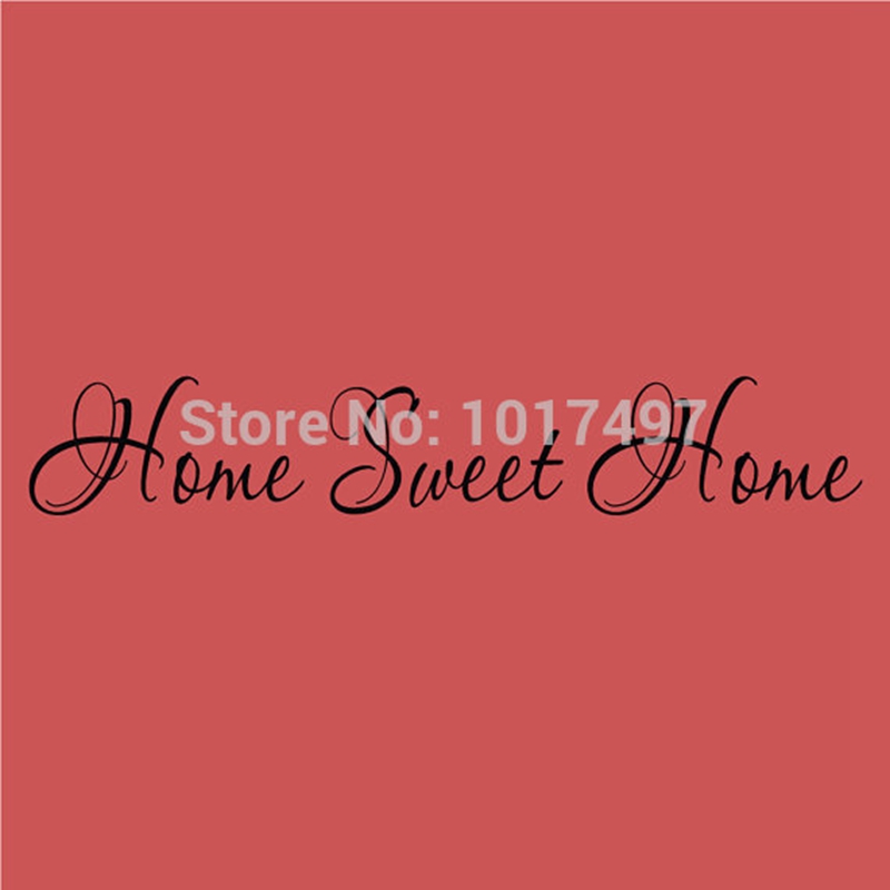 Sweet Home Quote Wall Stickers - Home Decor Y2K recension och pris