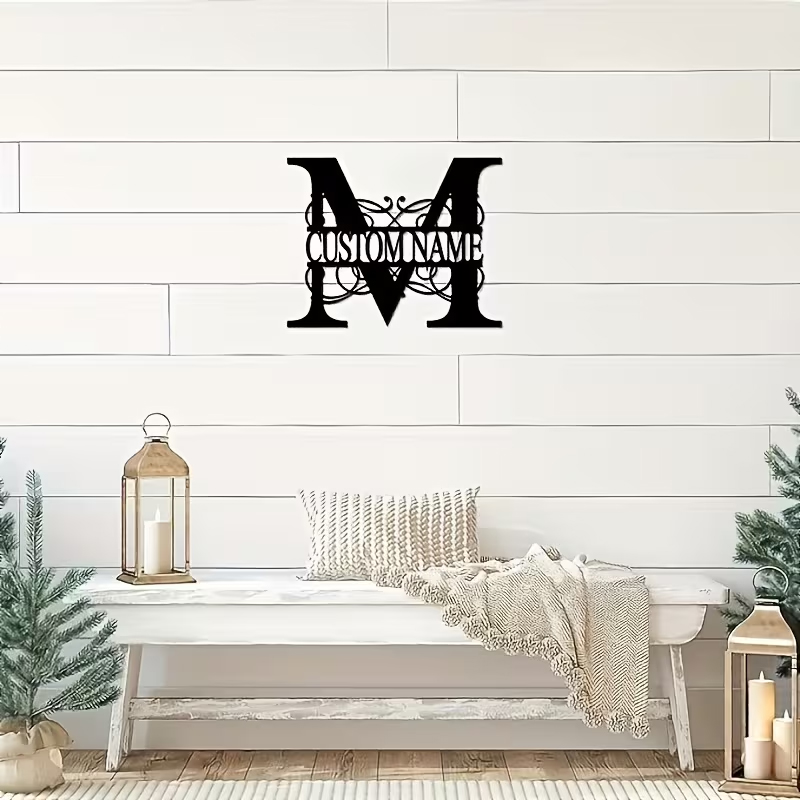 Classic Custom Monogram Metal  - Home Decor For Wedding recension och pris