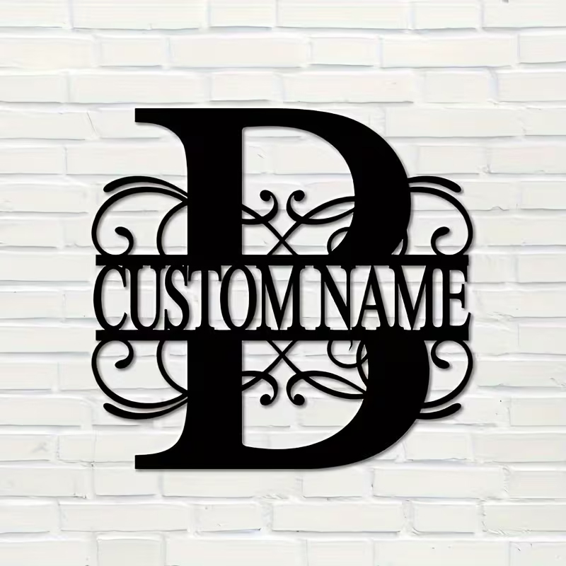 Classic Custom Monogram Metal  - Home Decor For Wedding recension och pris