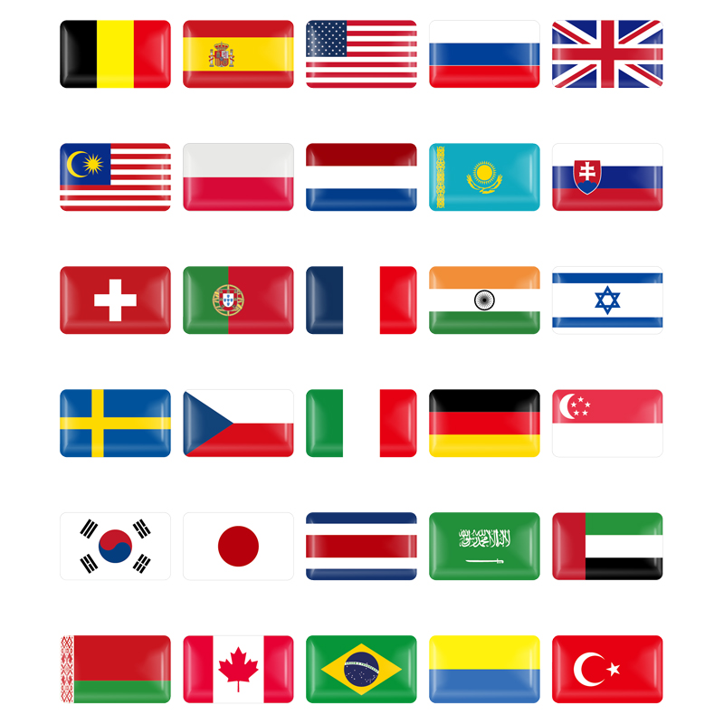 10/50PCS Portugal Belgium Swed - Home Decor Uae recension och pris