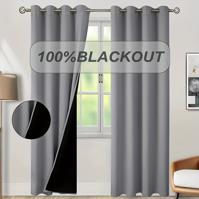 1pc 100% Blackout Curtain with - Home Decor Curtains recension och pris