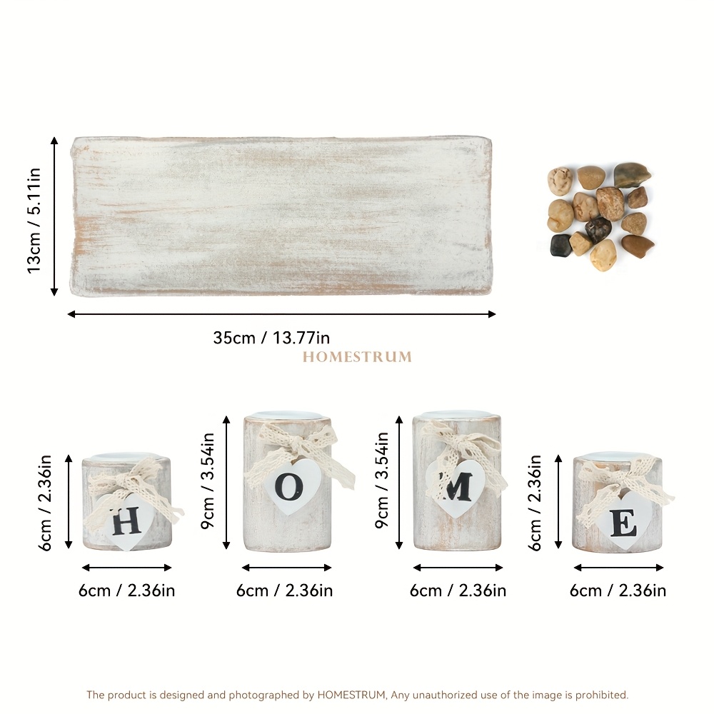 Vintage-Inspired Wooden ' for  - Home Decor Flowers recension och pris