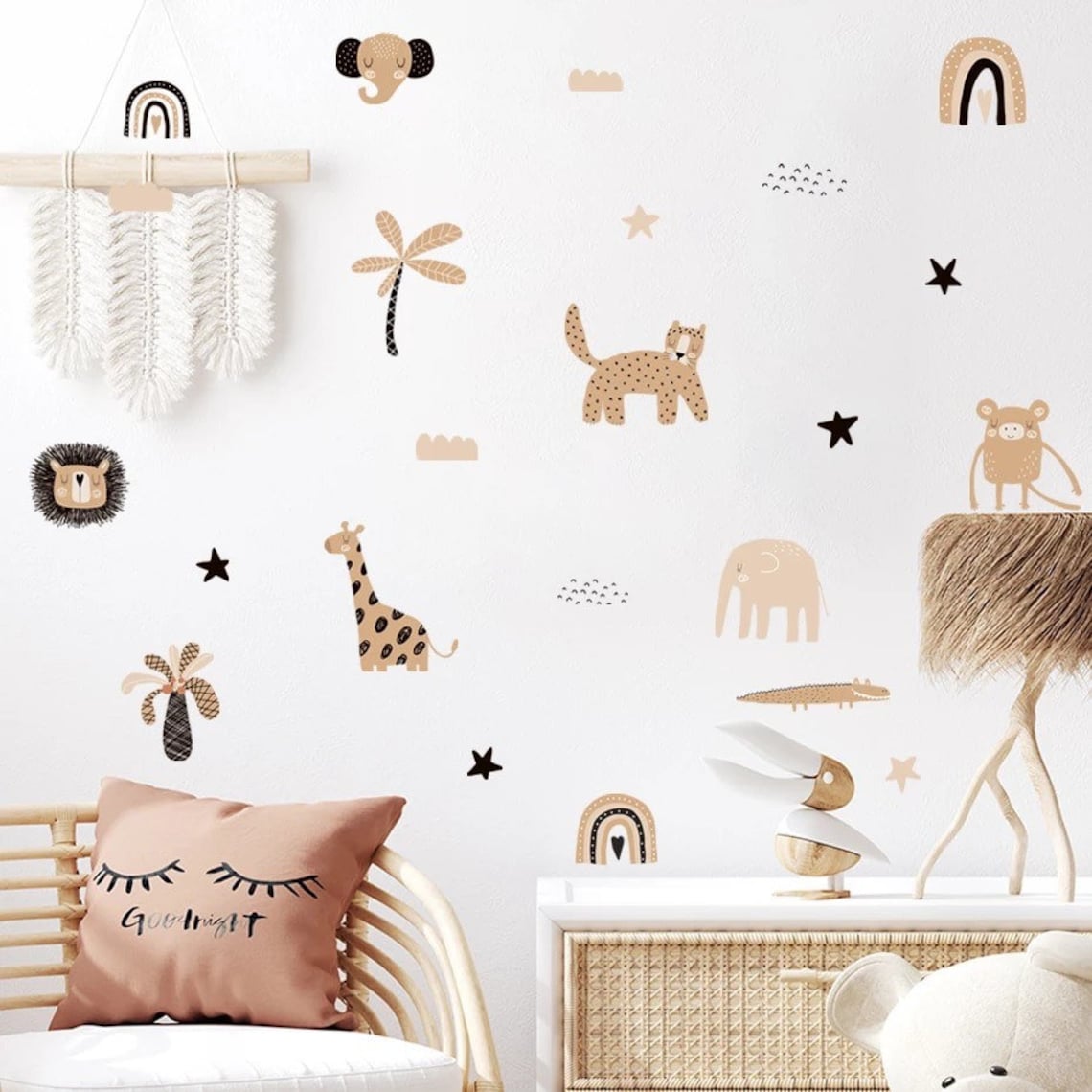 Boho Cartoon Rainbows Star Cut - Home Decor Y2K recension och pris